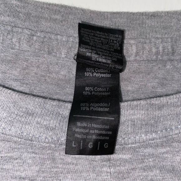 Dog Mom AF Gray Short Sleeve Graphic Tee Size Large - Picture 4 of 4